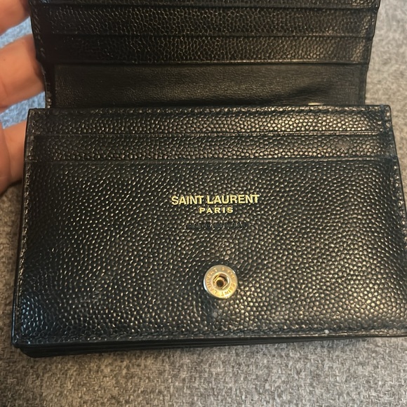 YSL Matelasse leather card case wallet - Picture 5 of 5
